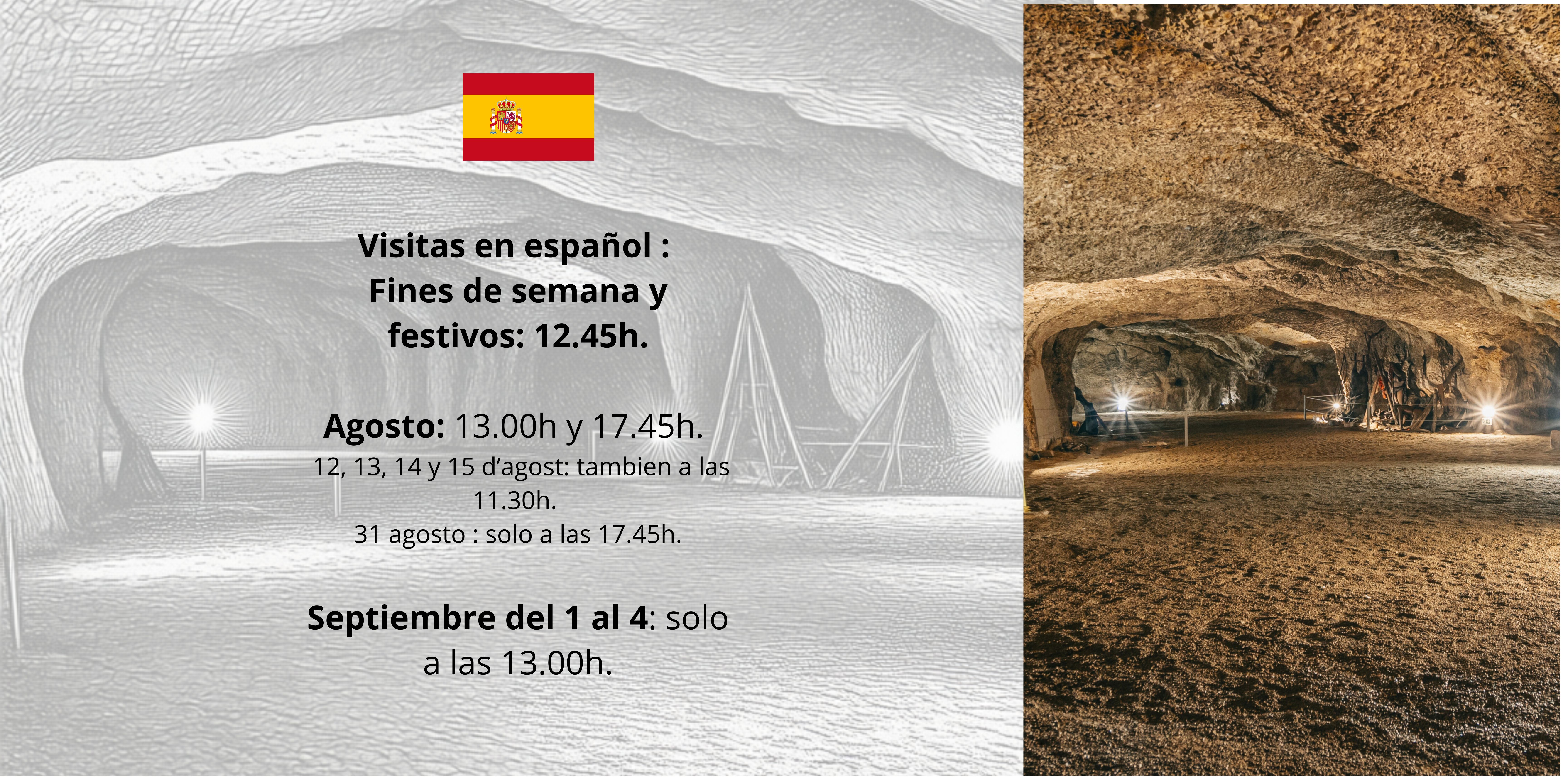 Coves de l’Espluga - visita guiada