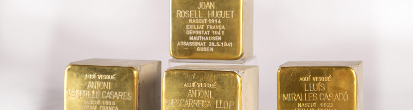 Llambordes Stolpersteine. Memòria a peu de carrer